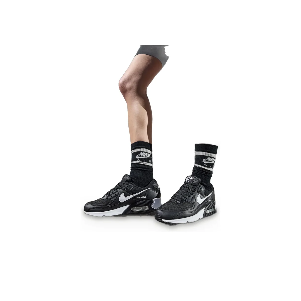 Air Max 90 Black / White — 2