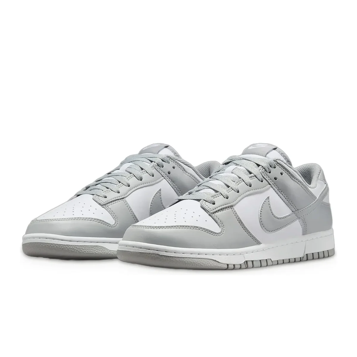 Dunk Low White / Light Smoke Grey — 5