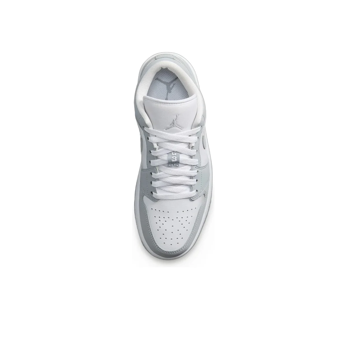 Air Jordan 1 Low White / Aluminum / Wolf Grey — 4