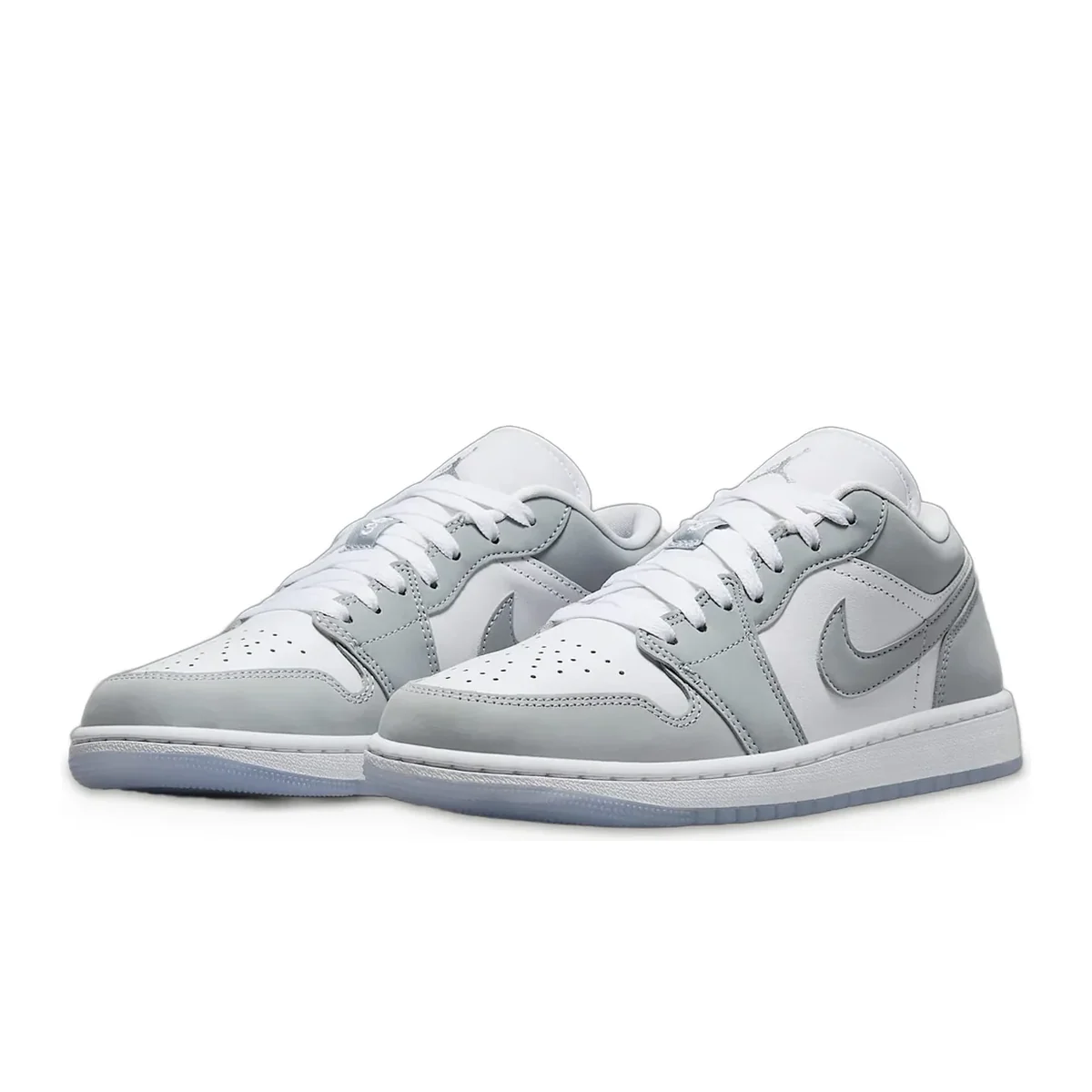 Air Jordan 1 Low White / Aluminum / Wolf Grey — 5
