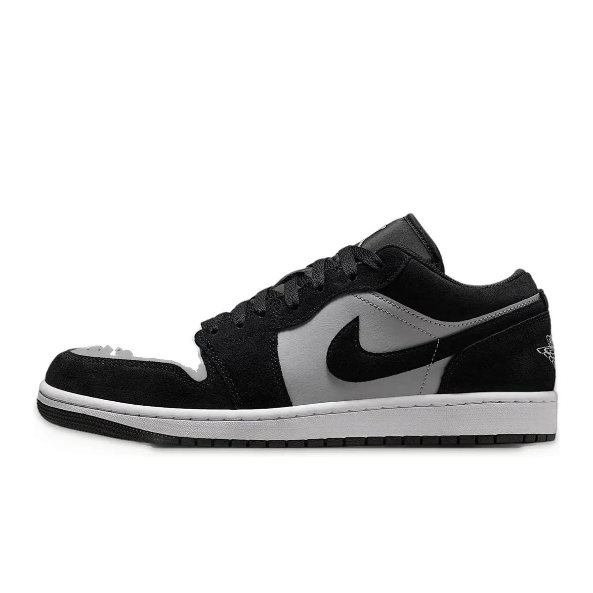 Air Jordan 1 Low Black / Light Smoke Grey / White