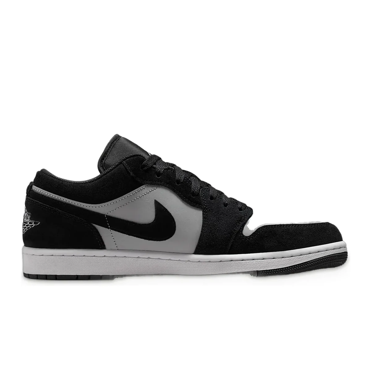 Air Jordan 1 Low Black / Light Smoke Grey / White — 3