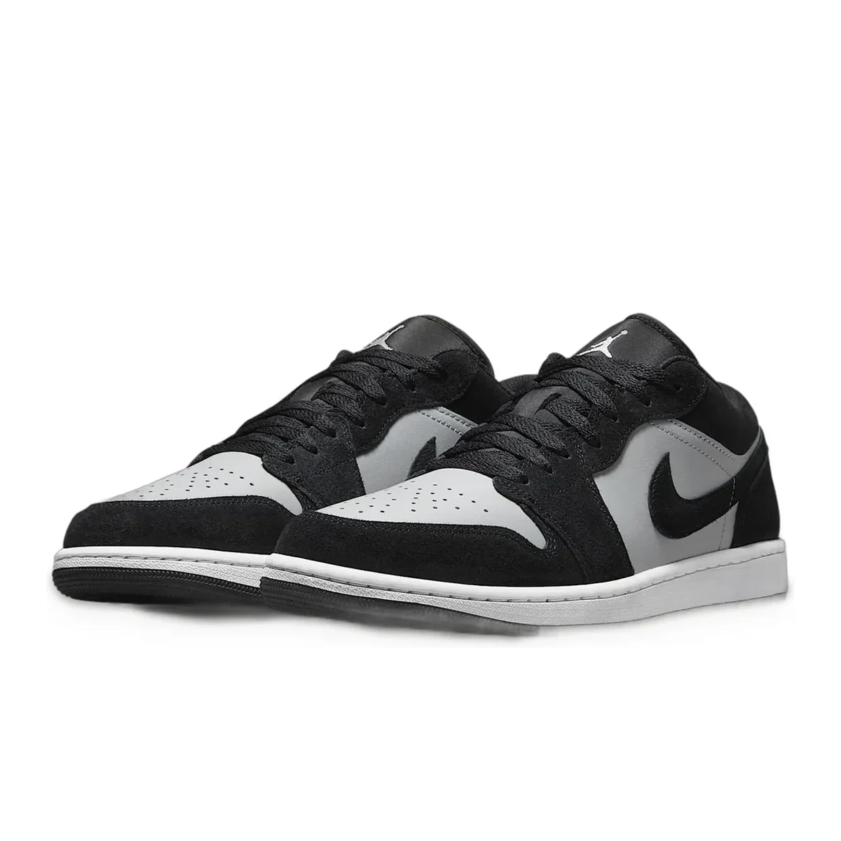 Air Jordan 1 Low Black / Light Smoke Grey / White — 5