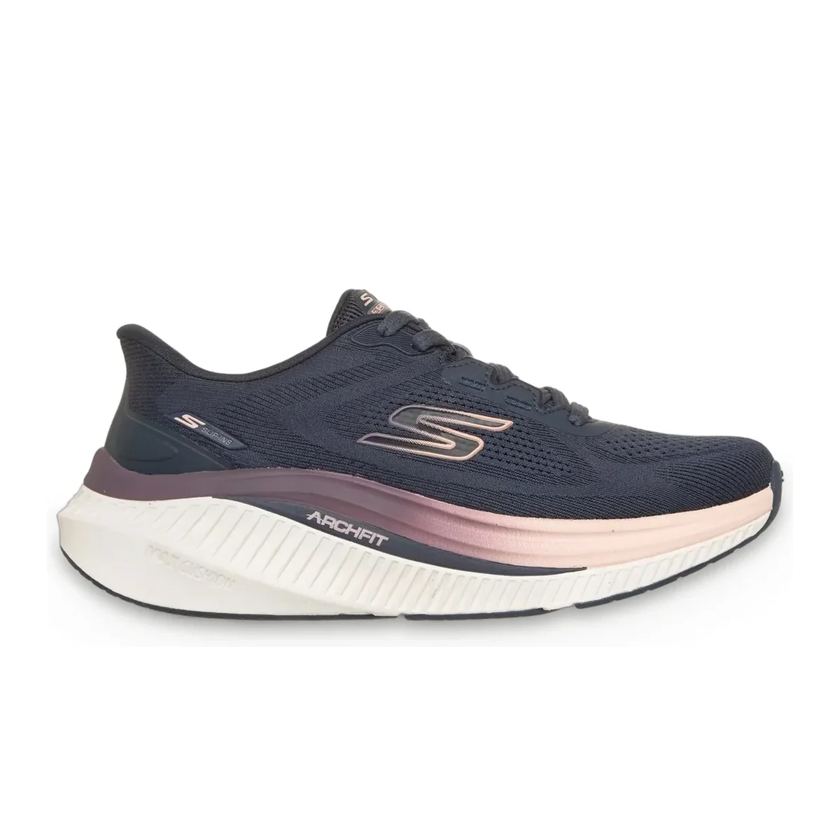 Slip-ins: Go Walk Max Cushioning Arch Fit – Aria Navy — 1