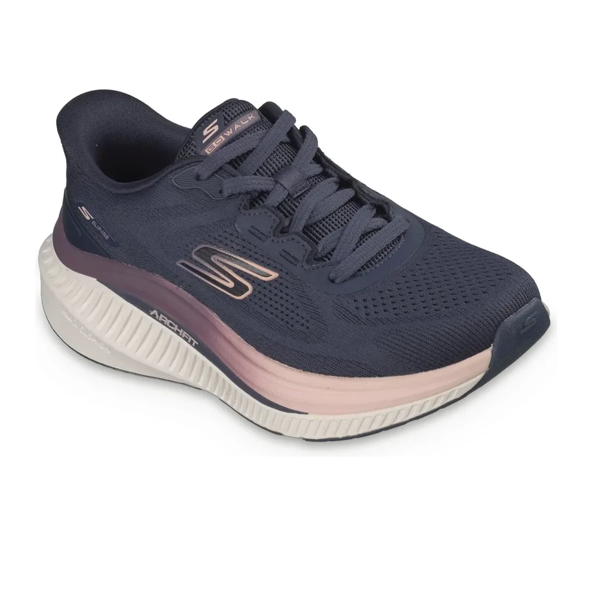 Slip-ins: Go Walk Max Cushioning Arch Fit – Aria Navy — 4