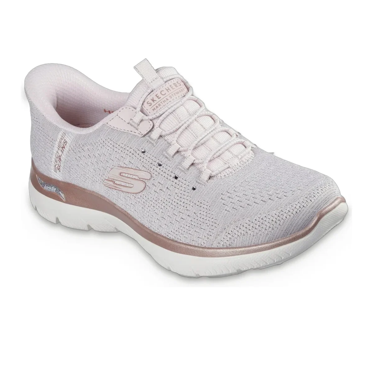 Martha Stewart Slip-ins: Arch Fit Summits – Soft Shimmer Light Pink — 4