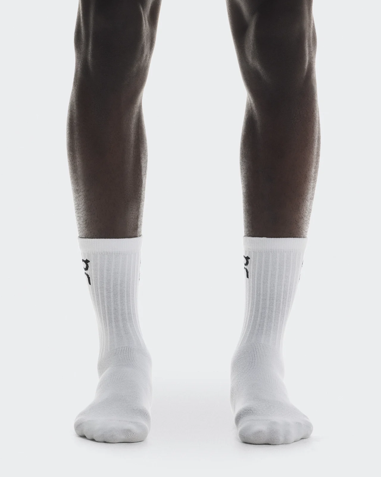 Logo Sock High (3 pairs) White