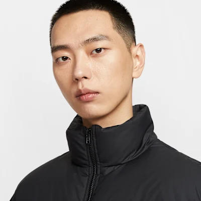 Sportswear Club Therma-FIT Down Puffer Jacket Black/White — 3