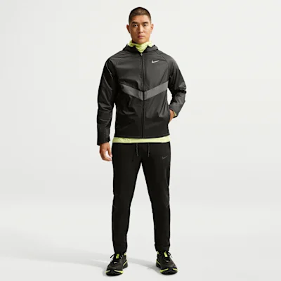 Miler Therma-FIT Repel Winterized Running Jacket Black/Black — 4