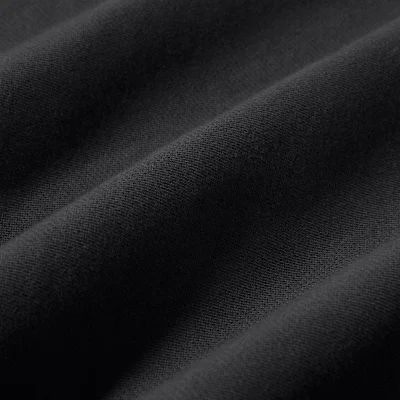 Studio Fleece Heavyweight Oversized Full-Zip Hoodie Total Black/Sail — 6