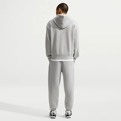 Solo Fleece Pullover Hoodie Dark Grey Heather/Sail — 5