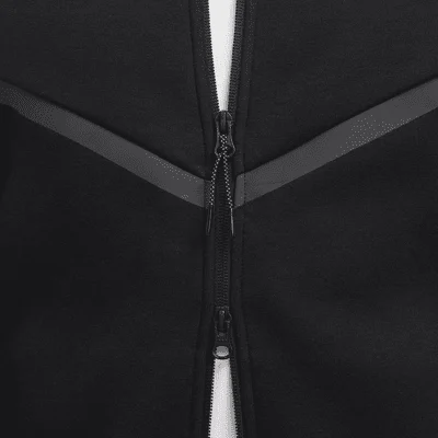 Tech Windrunner Full-Zip Hoodie Black/Black — 6