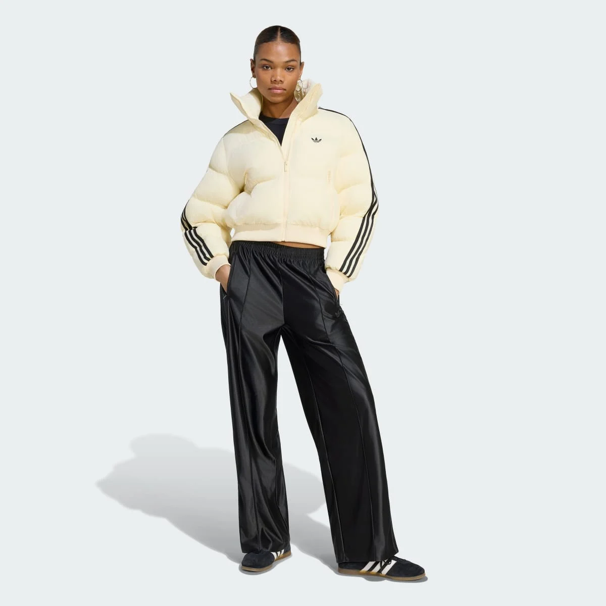 Adicolor Short Puffer Jacket Warm Vanilla — 4
