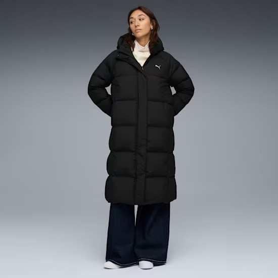 PUMA Women's down puffer coat with hood