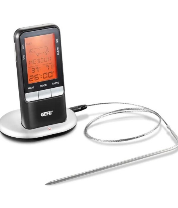 Händi GEFU Roasting thermometer, length 18.80 cm, width 10.20 cm, height 5.10 cm.