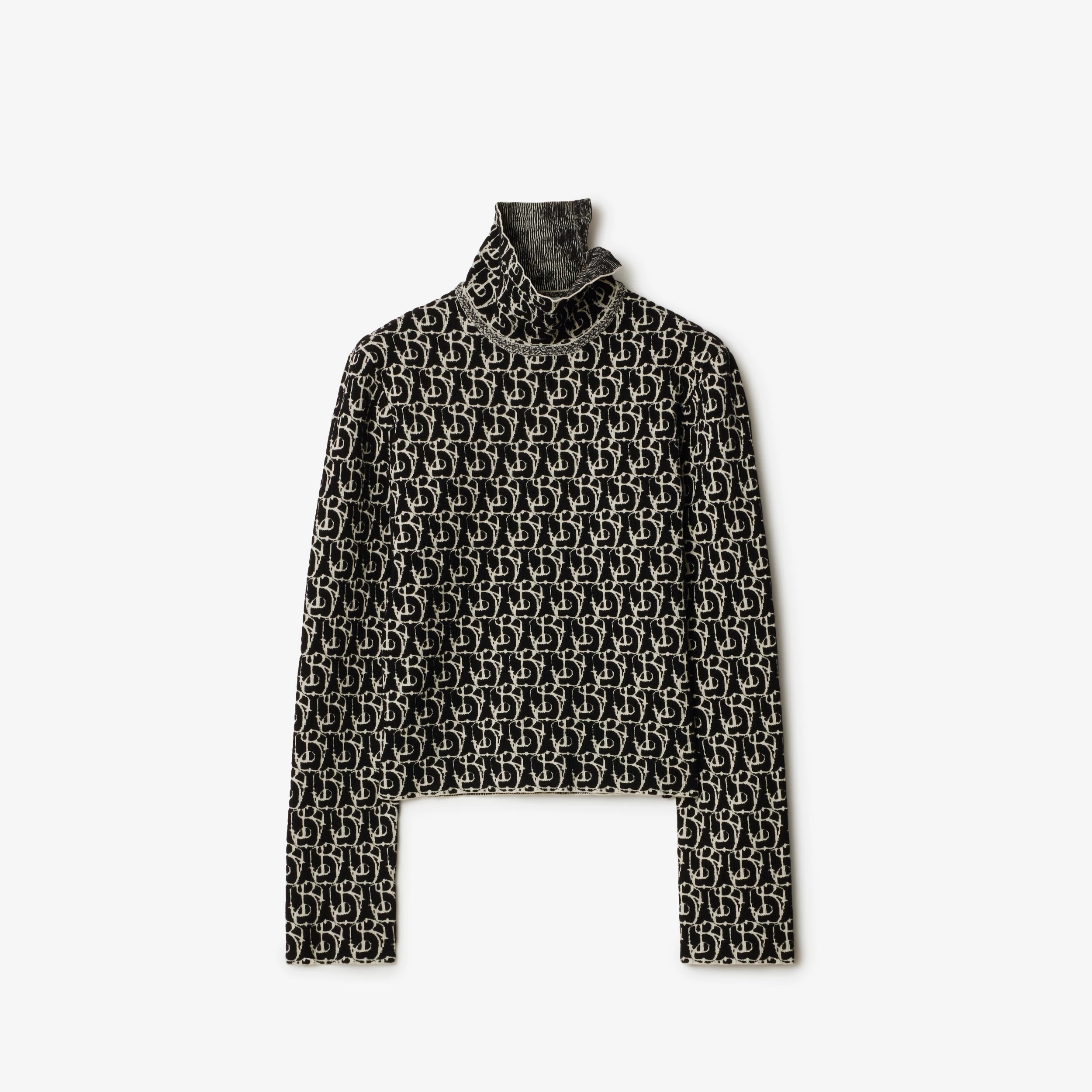 BURBERRY B Charm Wool Blend Sweater