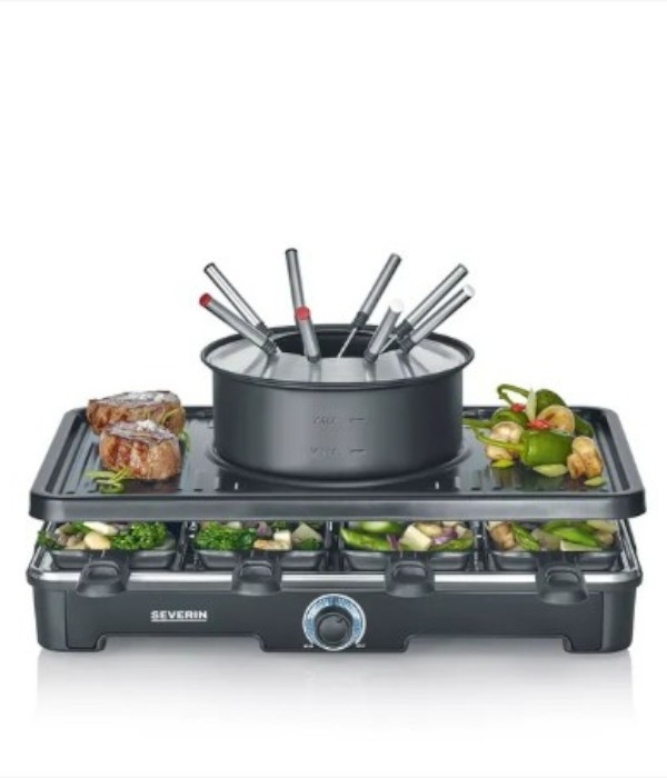 Severin RG 2347 raclette/fondue appliance for kitchen, 3.76 kg
