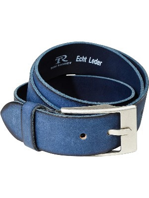 Men’s leather belt by Tom Ramsey in vintage look