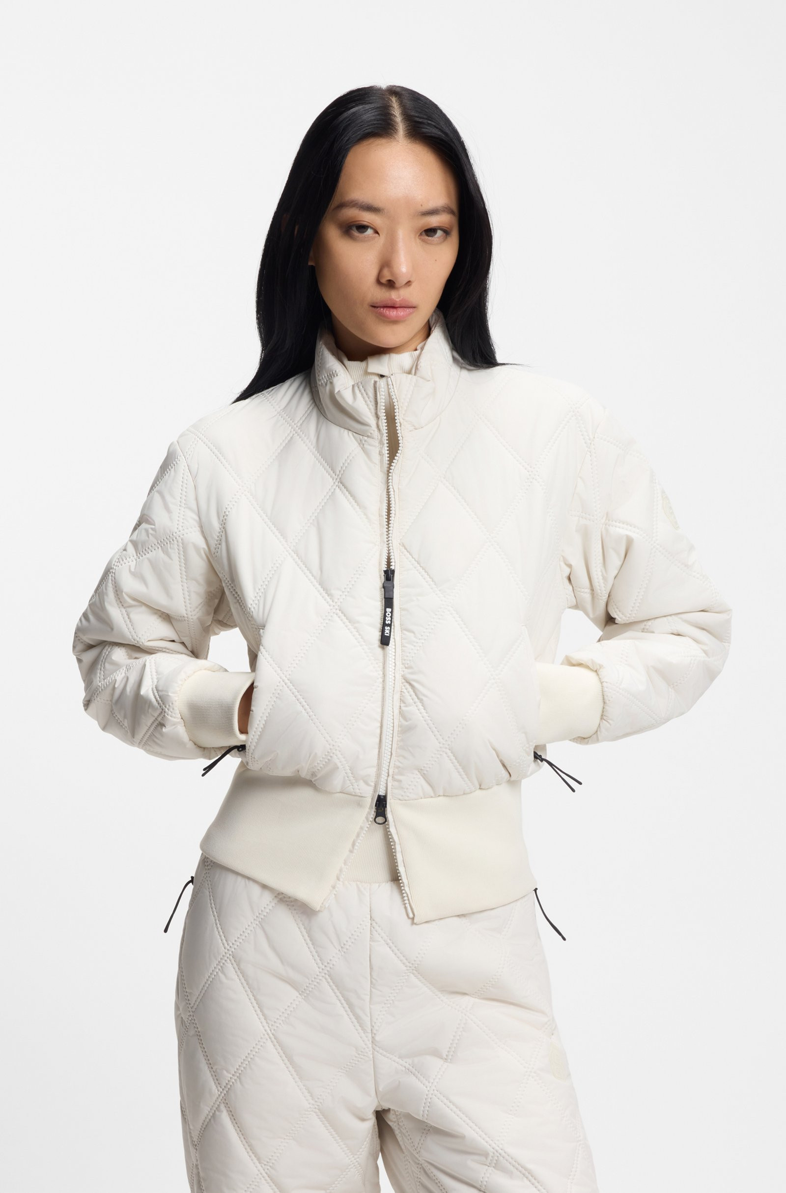 BOSS Ski quilted water-repellent jacket