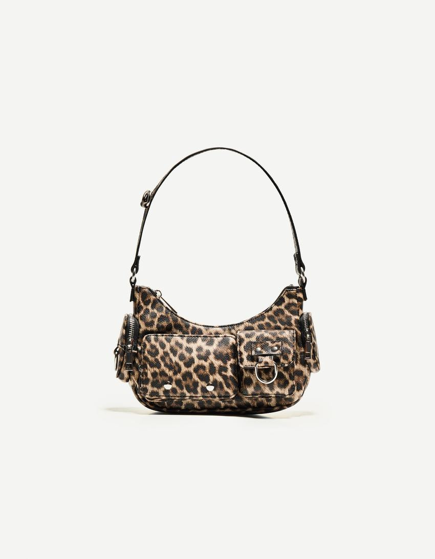 Bershka Animal print bag