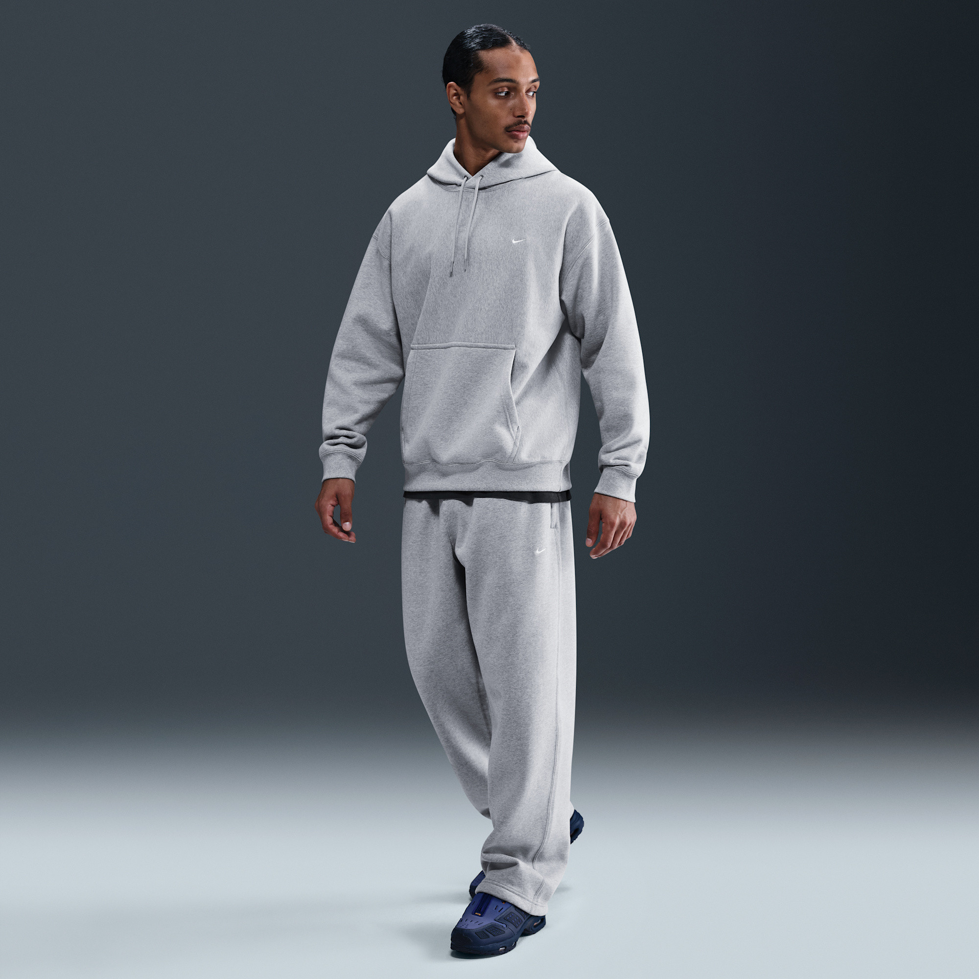 Nike Solo Swoosh Open-Hem Fleece Pants