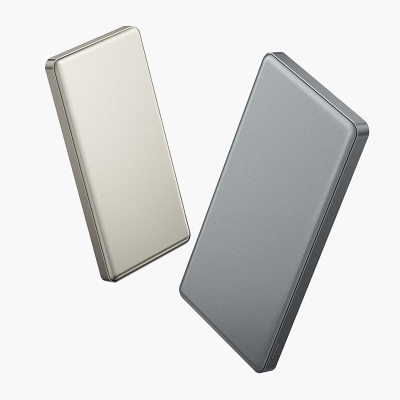 Powerbank PB31 Tashqi batareya 10000 mA / soat, 20 Vt, Type-C/USB, alyuminiy korpus, titan