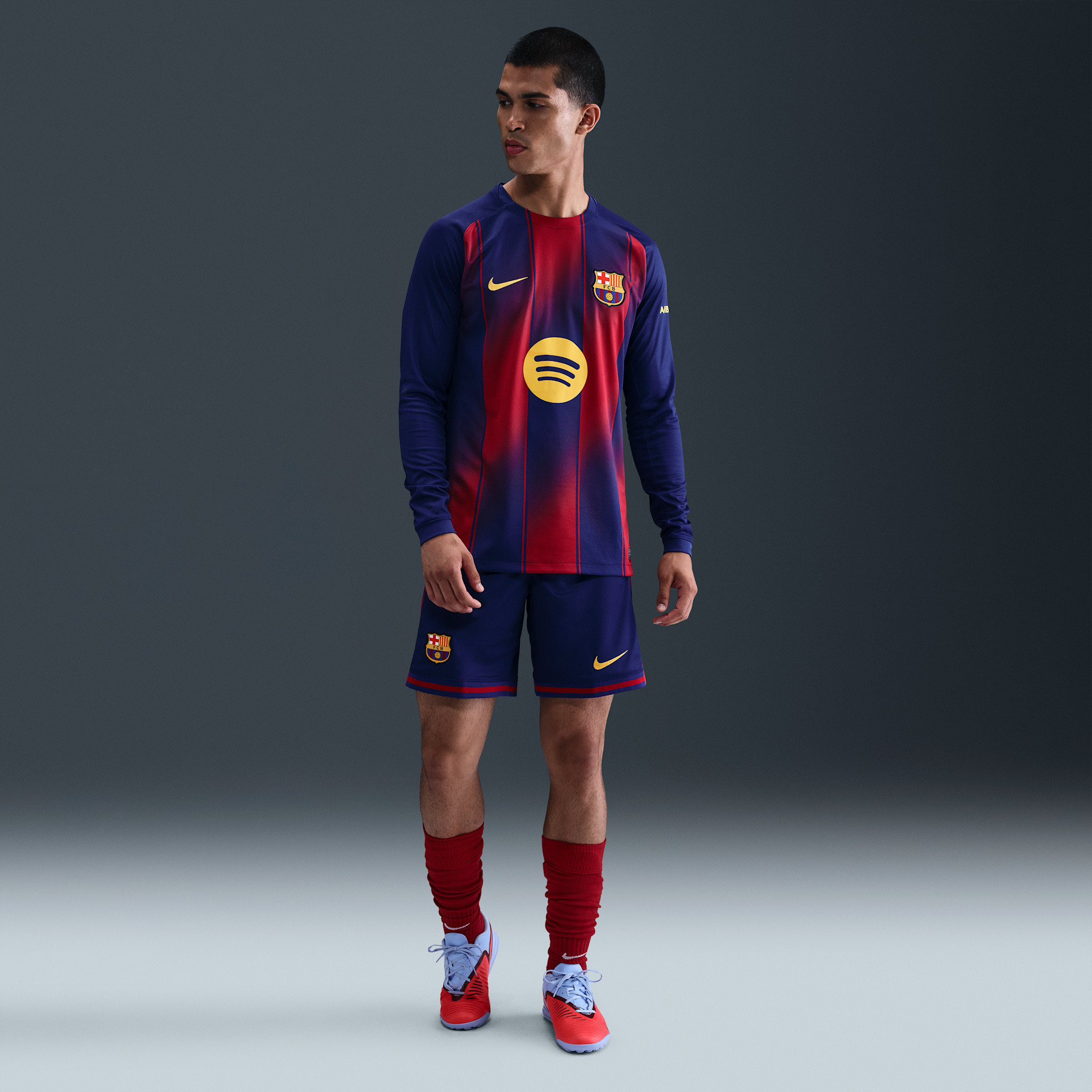 FC Barcelona 2025/26 Stadium Home Nike Dri-FIT Replica Football Shorts
