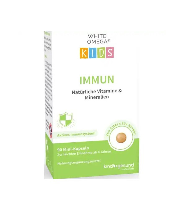 Immun kindgesund WHITE OMEGA Kids Immune Mini-Capsules, 90 pcs