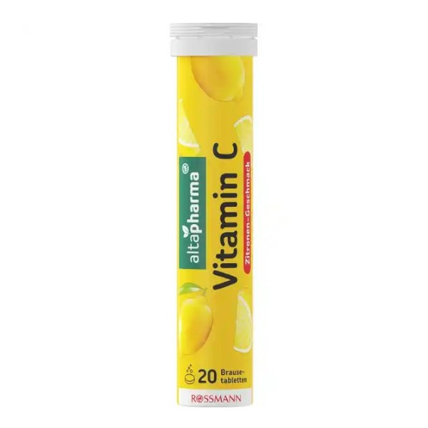 Altapharma Effervescent Tablets Vitamin C for strengthening the immune system, 20 tablets