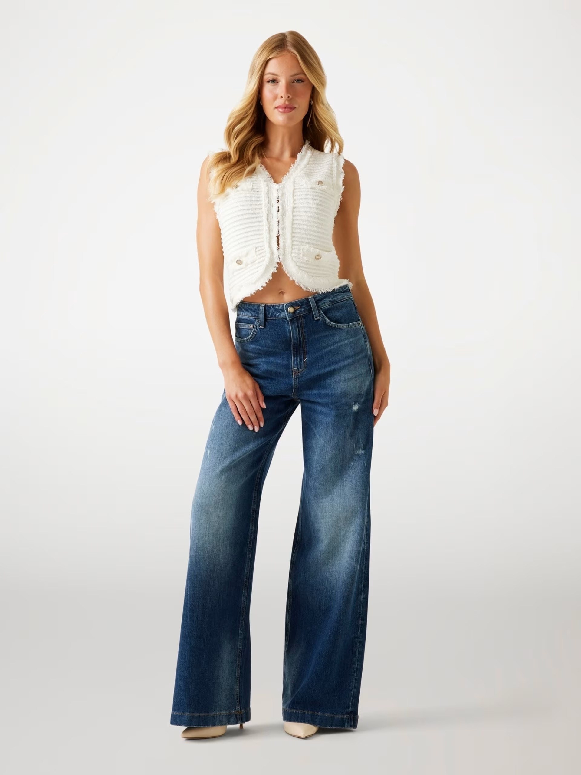 Guess Bellagio wide-leg jeans
