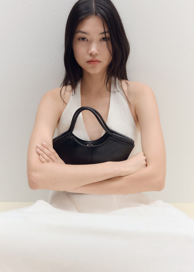 Mango Mini shoulder bag in shopper look