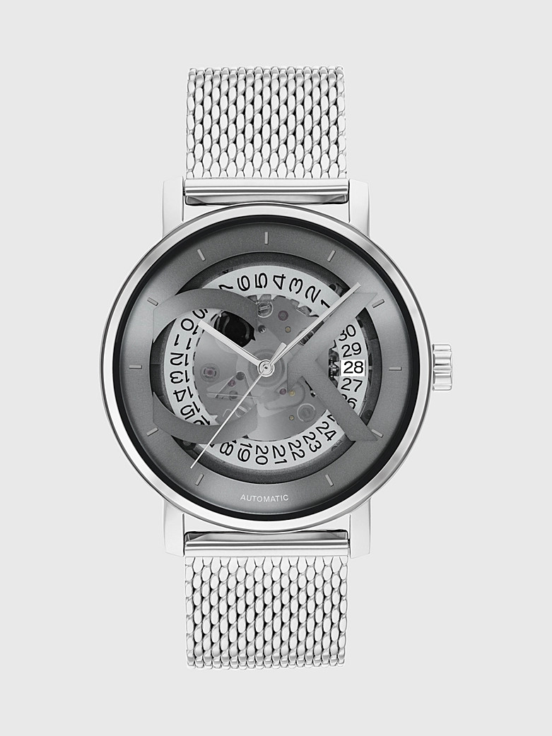 Calvin Klein Automatic watch with skeleton dial - CK Iconic