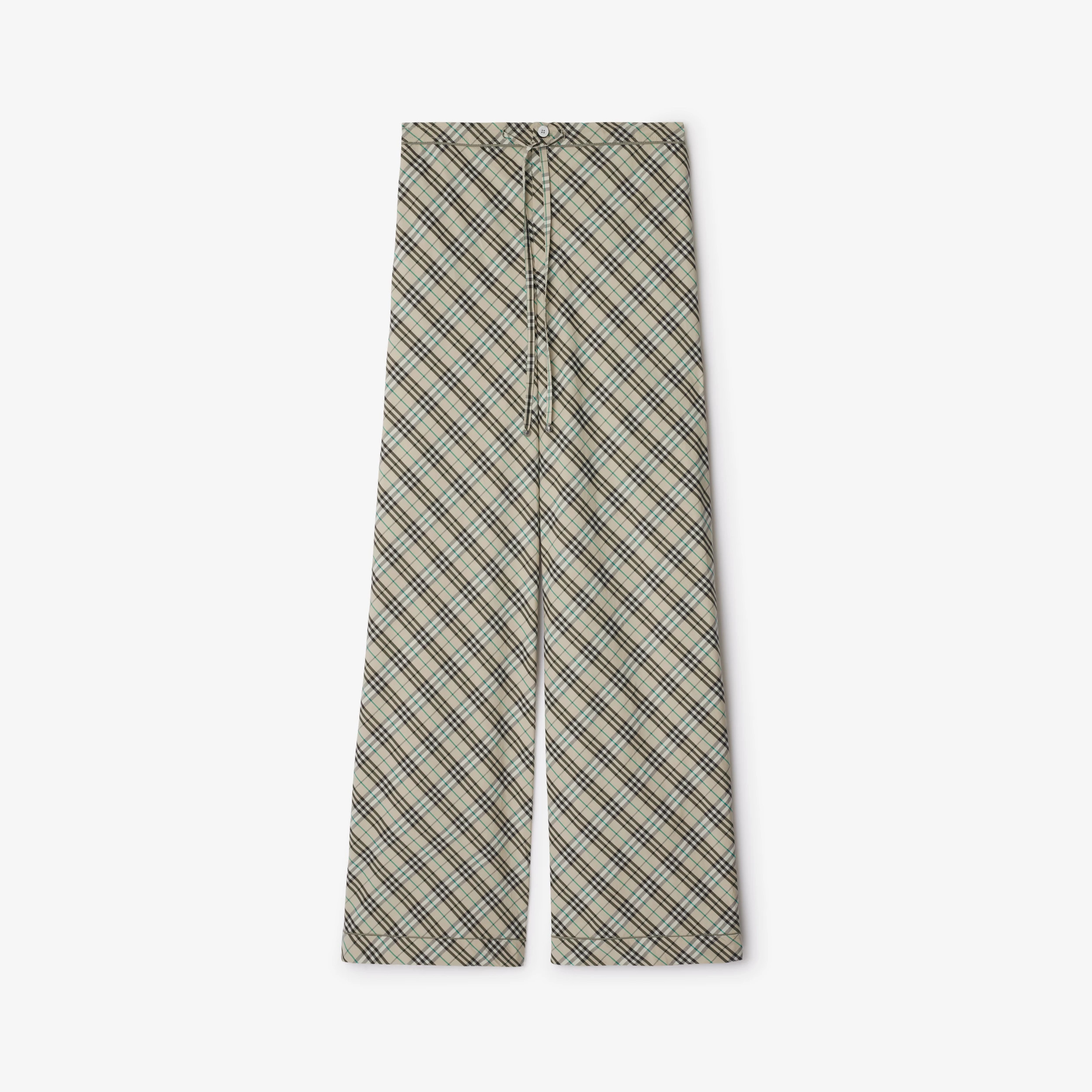 Burberry Check Cotton Pyjama Trousers
