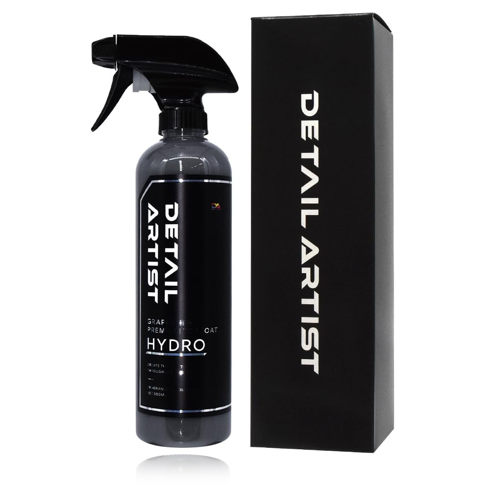 HYDRO Performance Top Coat Containing Graphene and Car Coating Agent Top Coat Large Capacity Strong Water Repellent Gloss 500ml Car Wash Aroma Wood