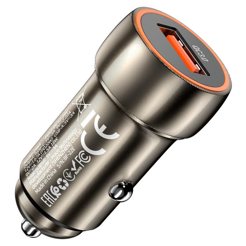 Hoco Z46 USB QC3.0 18W Car Charger