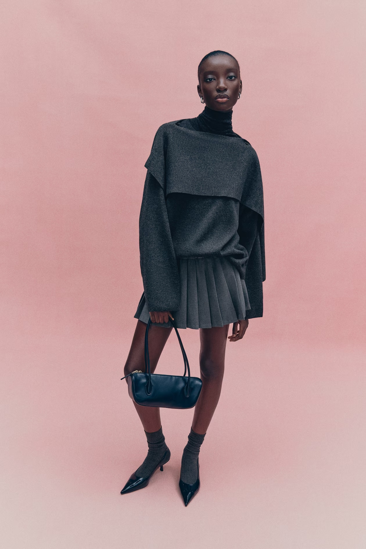 H&M Sweater with scarf detail