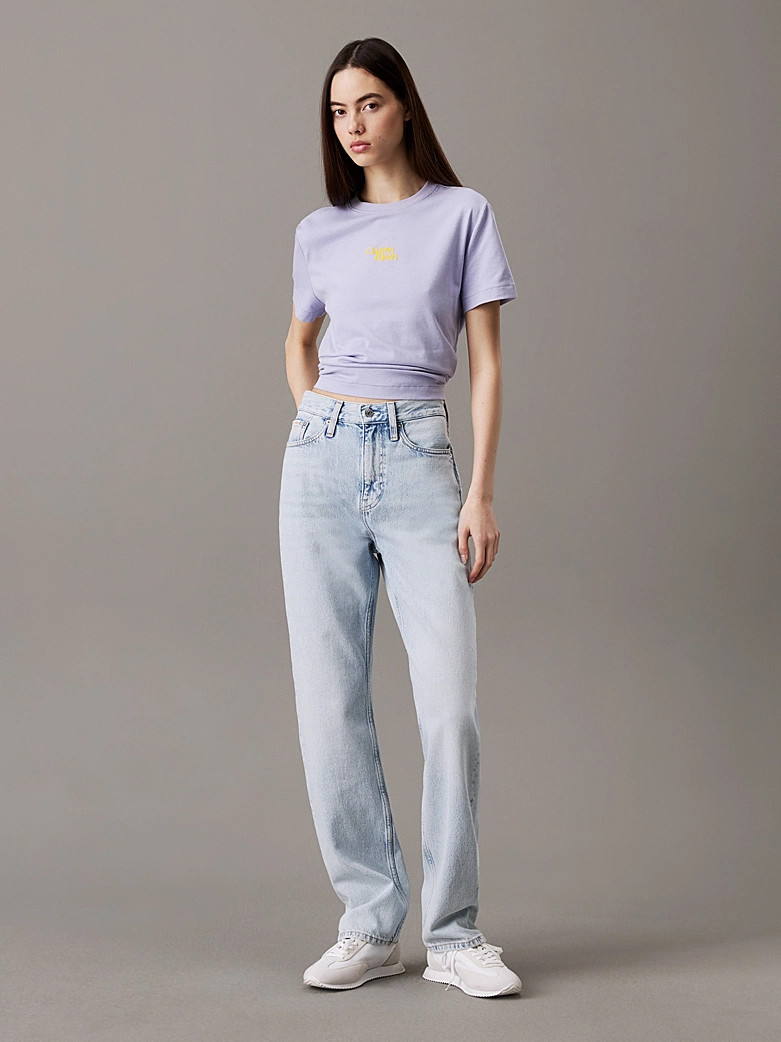 Calvin Klein High-Rise Straight Jeans