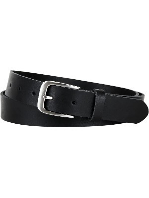 Frentree leather belt for women and men, 3 cm wide, size: 90