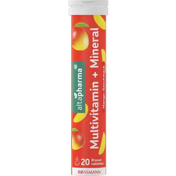 Altapharma Effervescent Tablets Multivitamin + Mineral for strengthening the immune system, 20 tablets