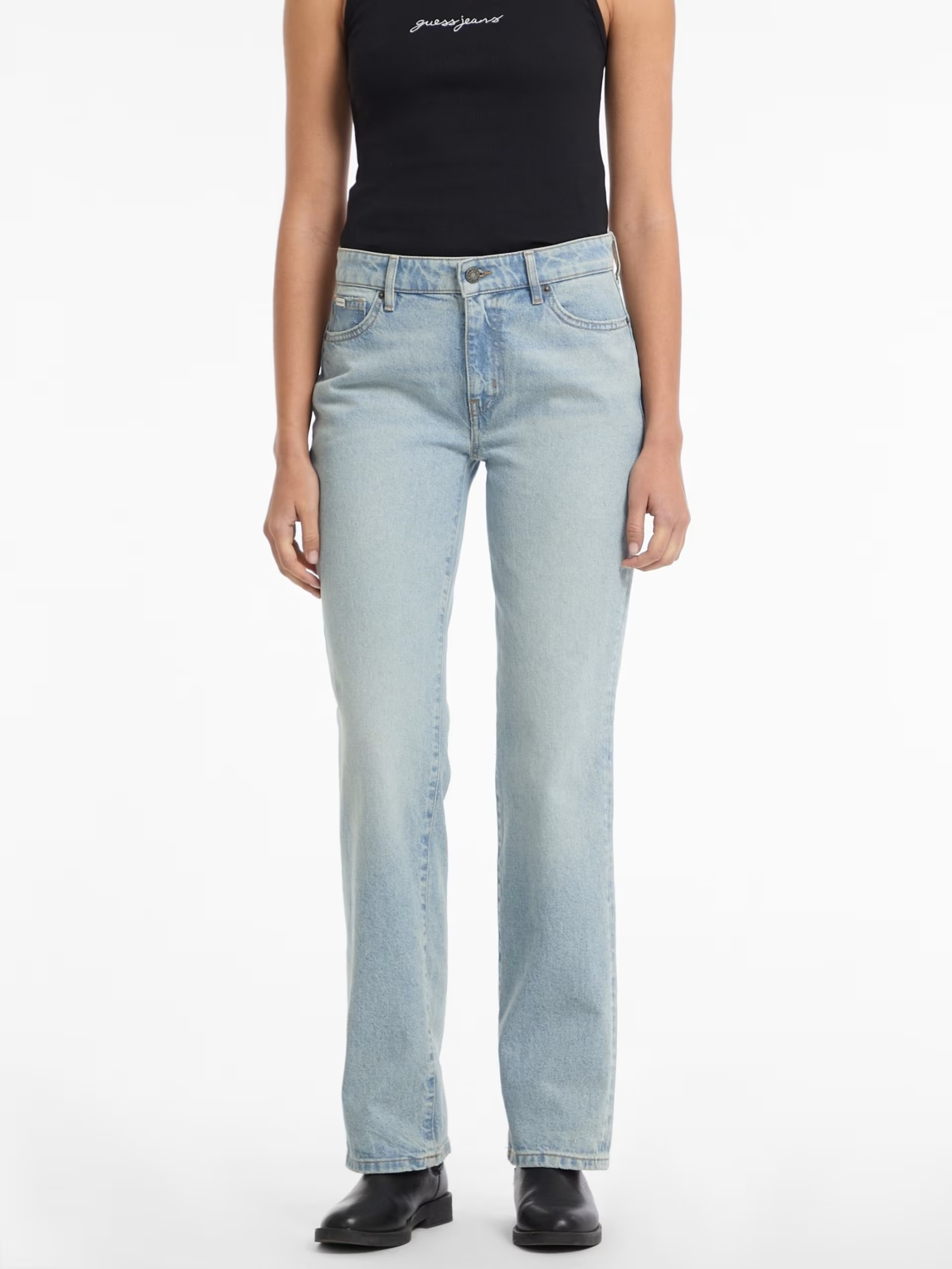 Guess JEANS G08 Mid-rise straight jeans