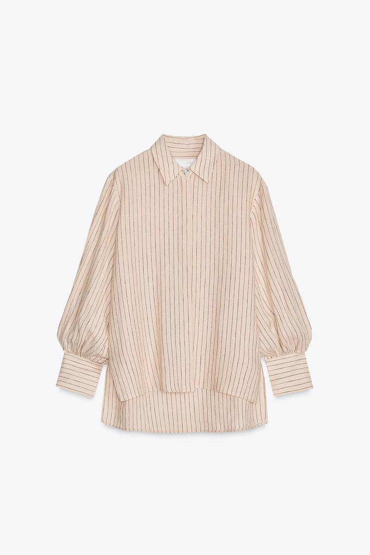 Zara 100% Linen Shirt - ZW Collection