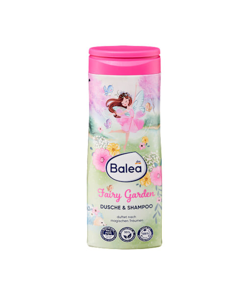 Kids 2-in-1 shower gel and shampoo Fairy Garden, 300 ml, Balea