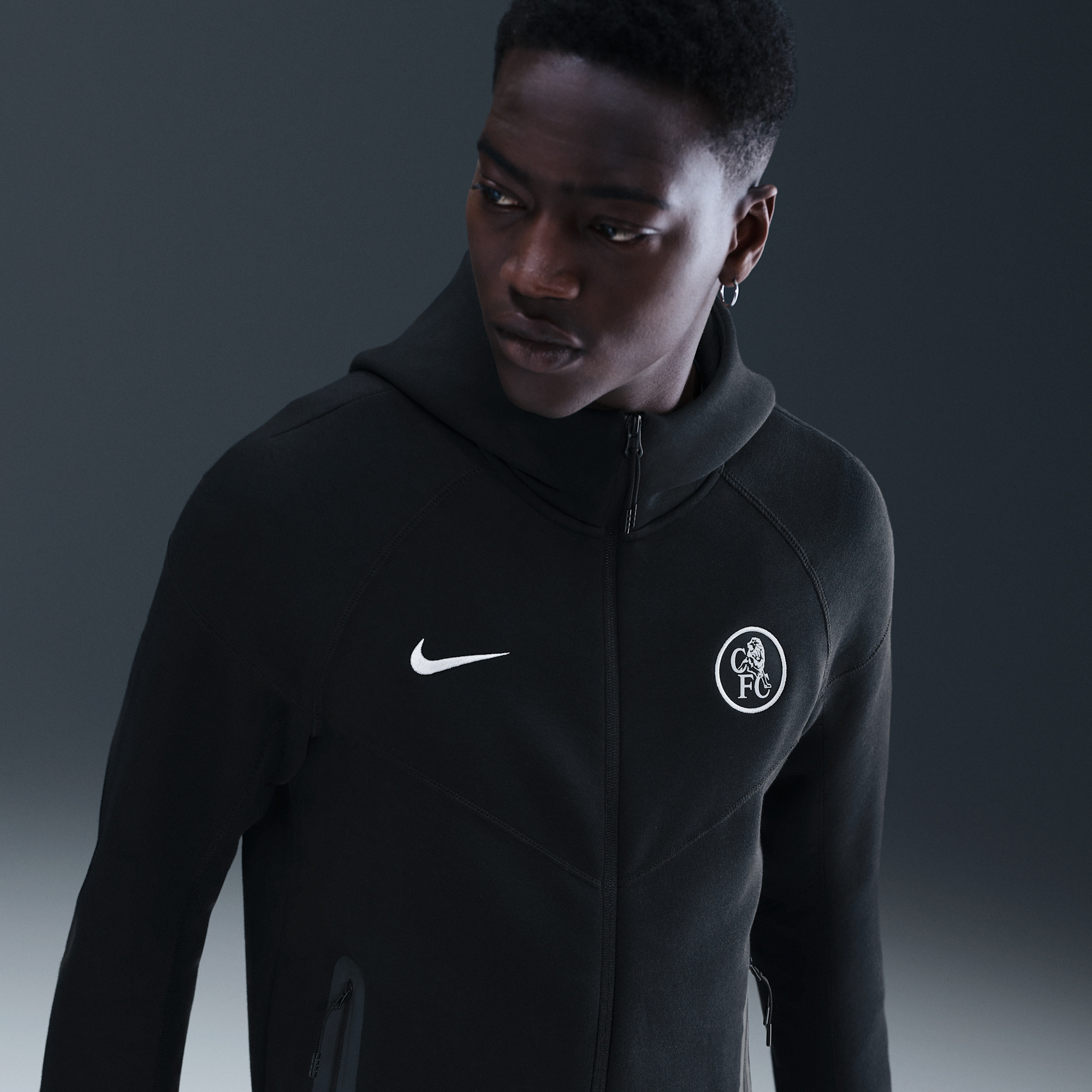 Nike Total 90 Full-Zip Fleece Football Jacket
