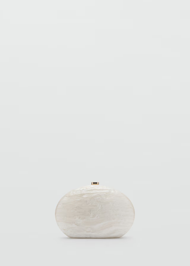 Mango Oval clutch bag