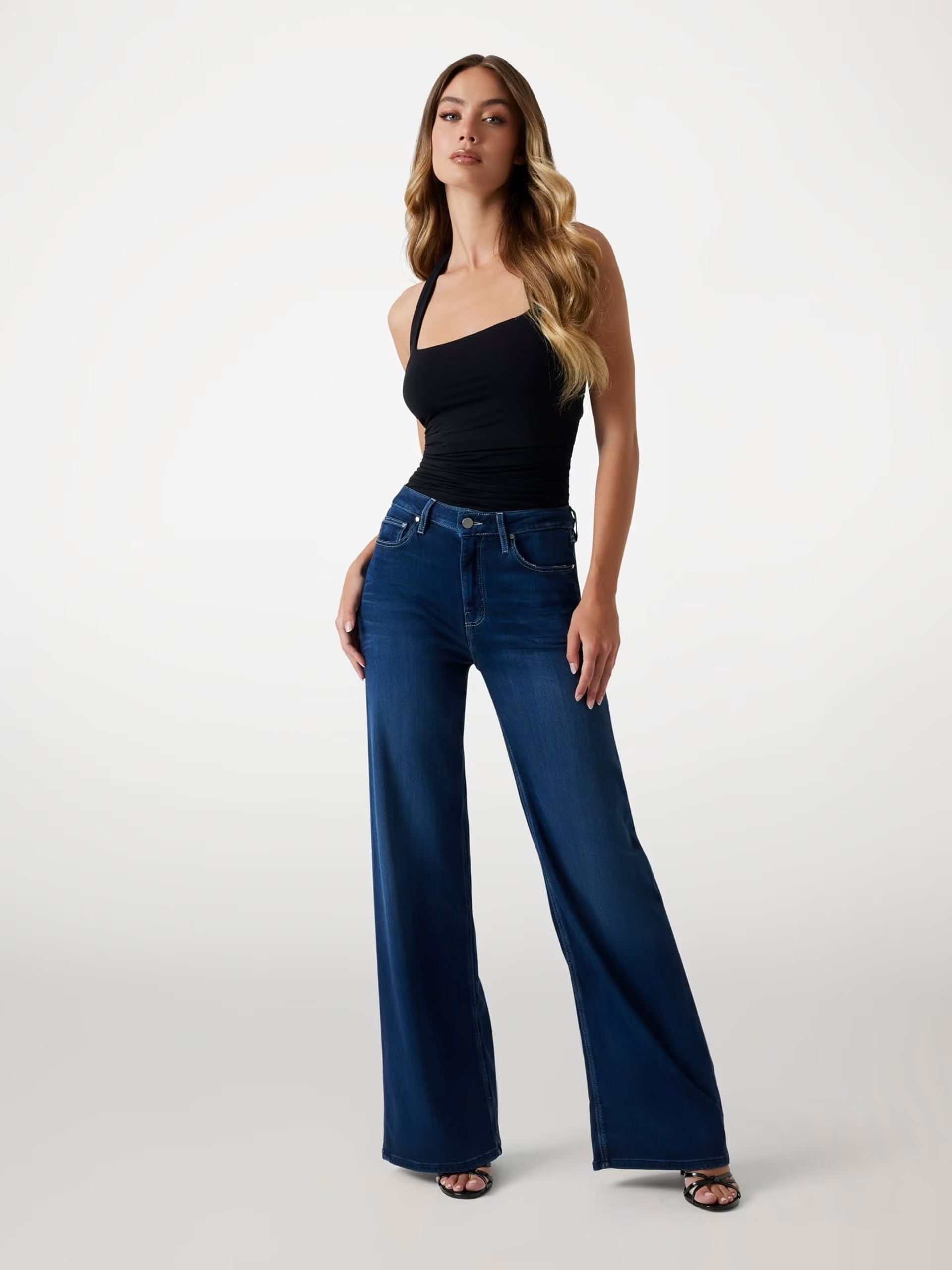 Guess Bellflower wide-leg jeans