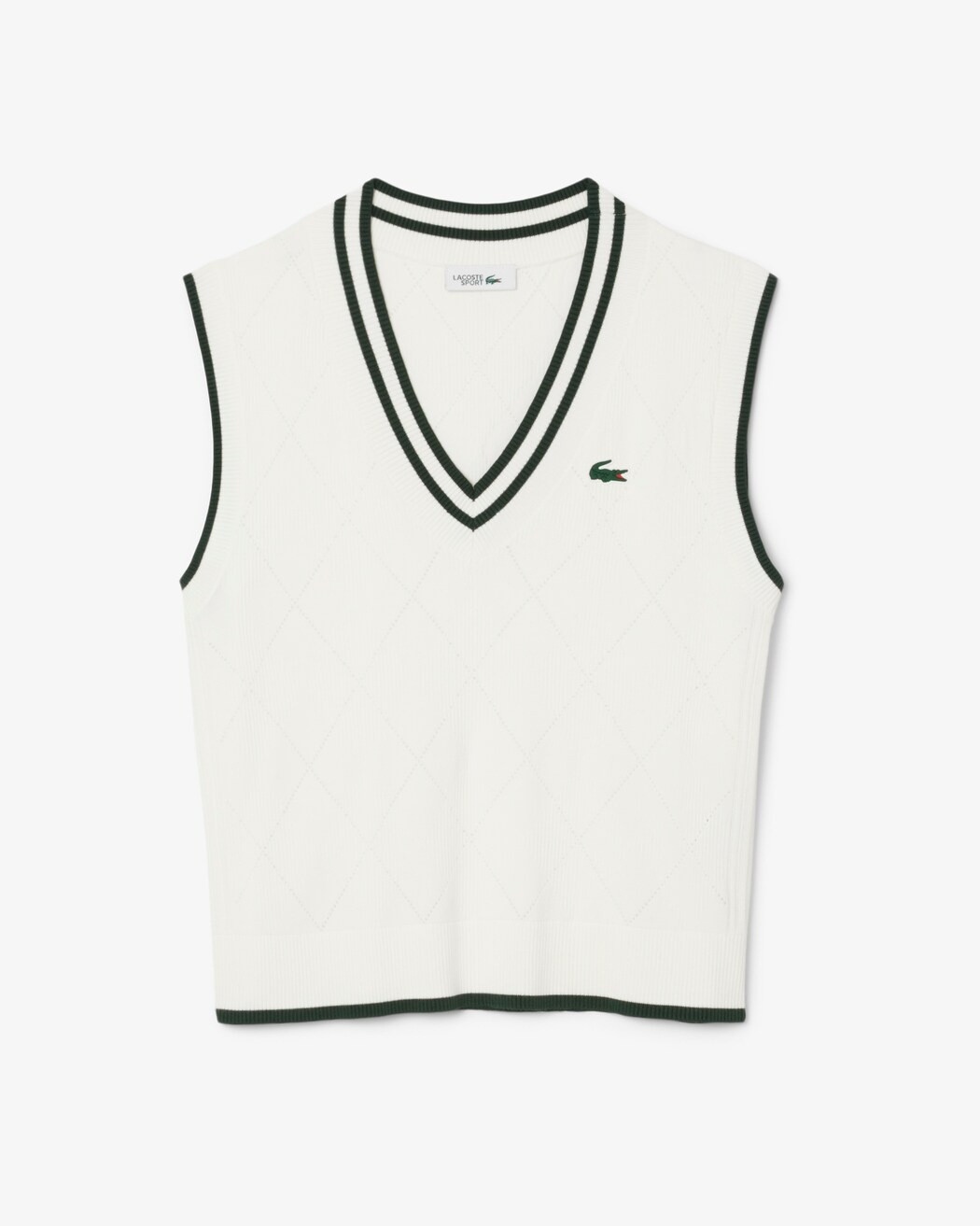 LACOSTE Sleeveless stretch pullover for golf