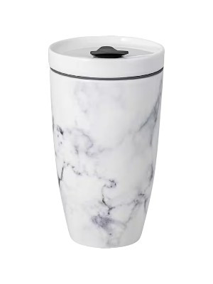 Coffee-to-go travel mug – 0.35L with marble design