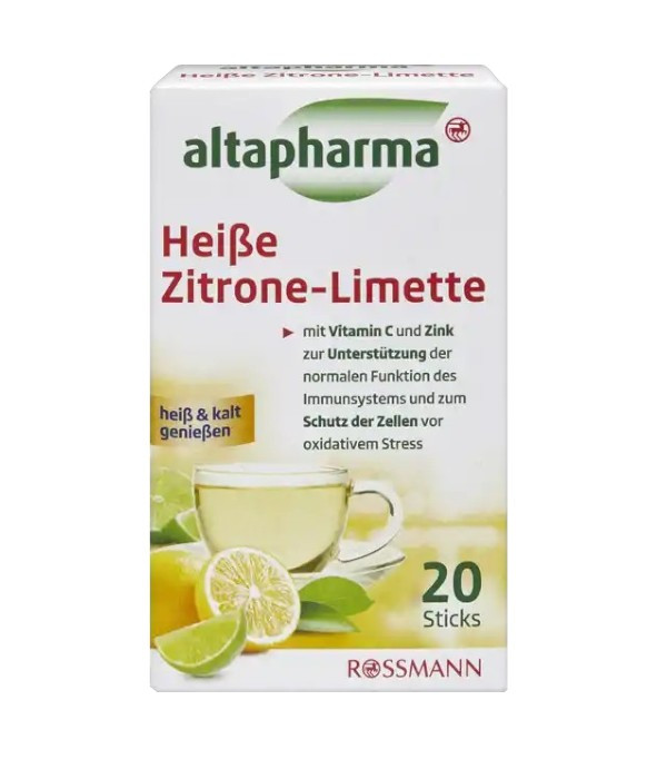 Altapharma Hot Lemon-Lime, 20 sticks