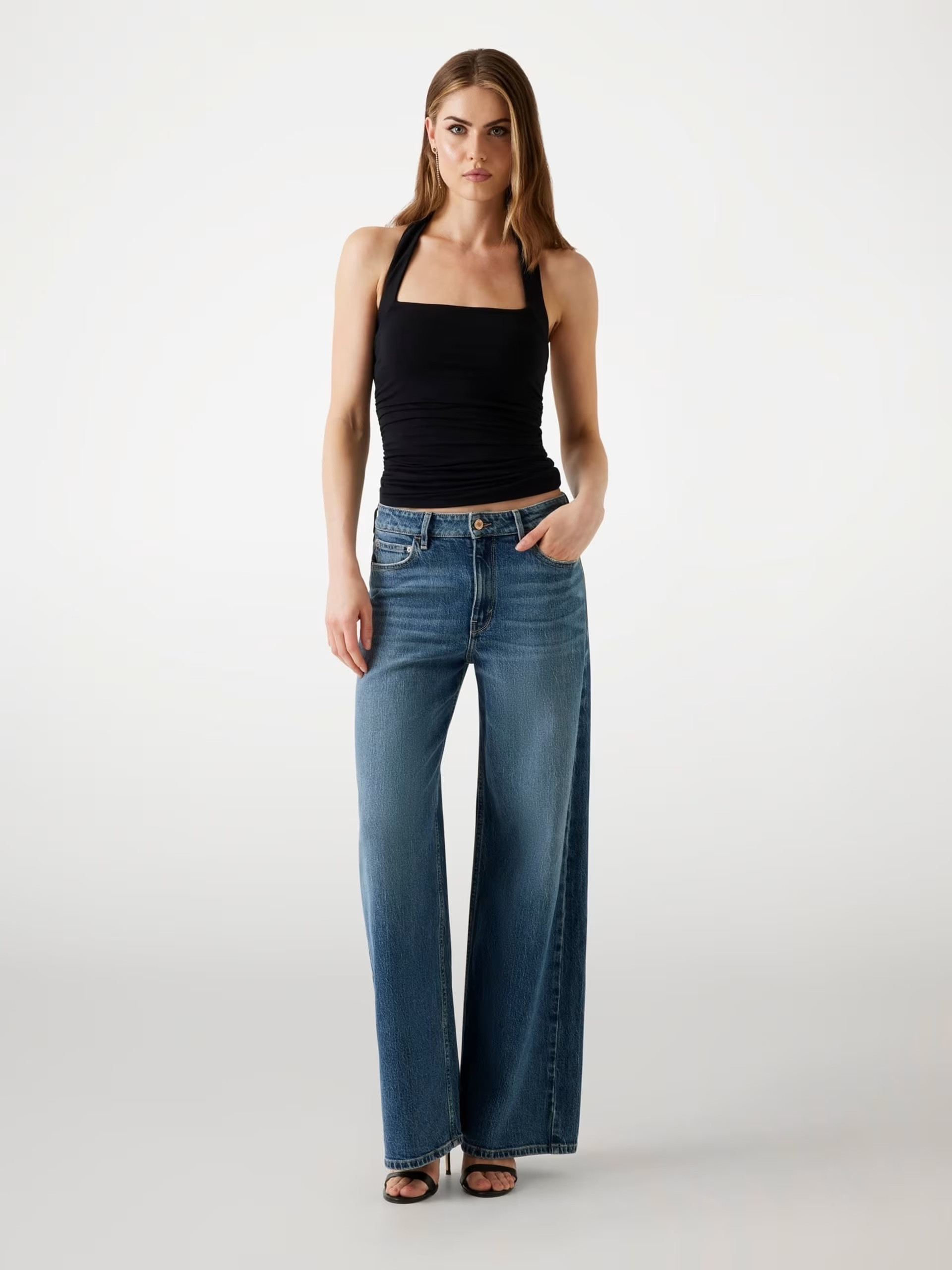 Guess Bellflower wide-leg jeans