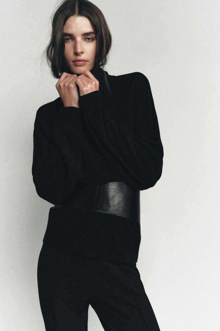 ZARA KNIT BATWING SLEEVE JUMPER